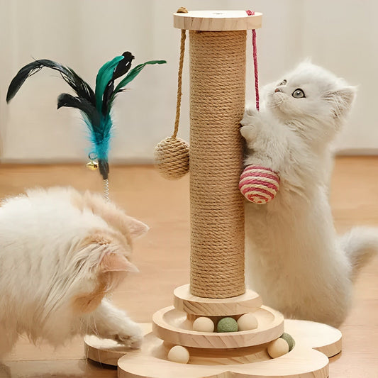The Cat Scratching Post That Does It All – Stylish, Fun & Cat-Approved!